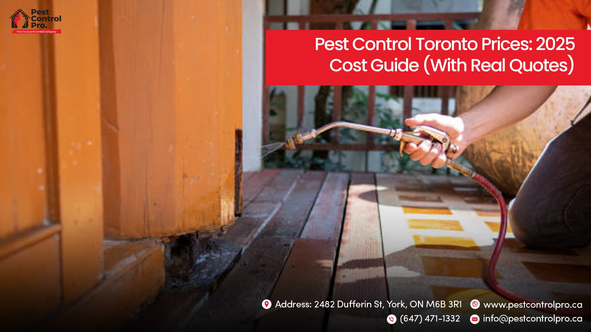 Pest Control Toronto Prices: 2025 Cost Guide (With Real Quotes)