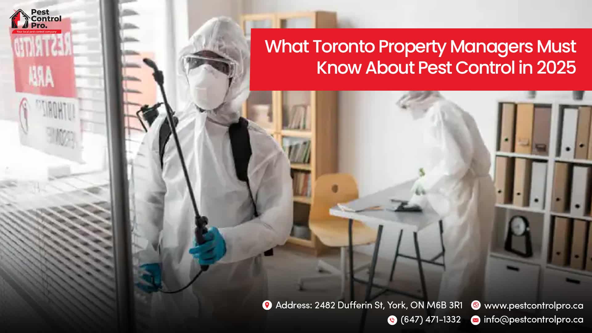What Toronto Property Managers Must Know About Pest Control in 2025