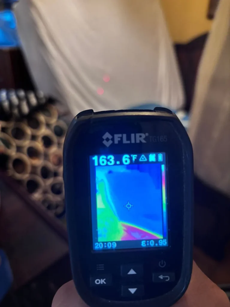 Bed Bug Heat Treatment Temperature Reading Toronto 20 by Pest Control Pro